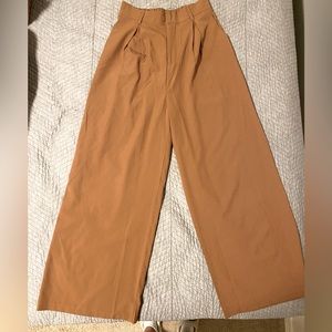 Camel Wide Leg Pants